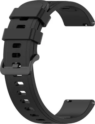 Produktbild von BStrap Silicone V3 Armband für Garmin Vivoactive 5, black