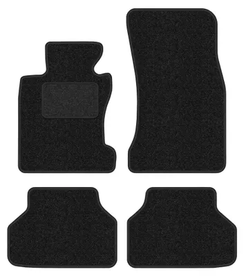 Image de Tapis de sol en moquette pour BMW 5 E60 2003-2010 (Xdrive) – jeu 4 pièces, anthracite, sur mesure – Wielganizator ANTHRA