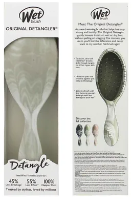 Productafbeelding van Nassbørste, originele ontklitter, aquarelmotieven, groene kleur