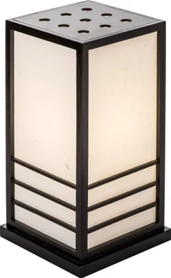 Zdjęcie produktu dla Fine Asianliving Japanese Lamp Wood and Shoji Rice Paper Black Large - Miyazaki W22xD22xH40cm Japońskie lampy Japońskie lampy wiszące Japońskie lampy wiszące Lampy sufitowe Japońskie lampy podłogowe Lampy shoji Japońskie lampy ścienne kinkiety oświetlenie