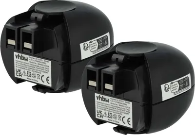 Produktbild von vhbw 2x Akku kompatibel mit Metabo 00064000, 6.27000.00, 6.00064.50, 6.02410.50, 6.00059.51, 6.00063.50, 6.00059.50 Werkzeug (2100 mAh, NiMH, 4,8 V)