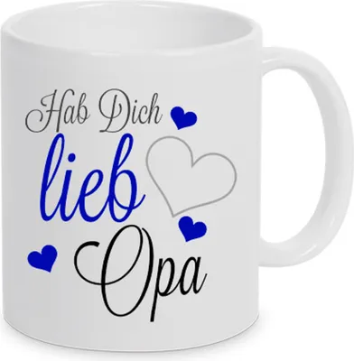 Produktbild von TassenKing™ - Hab Dich lieb Opa - Tasse - Kaffeetasse - Tasse mit Spruch