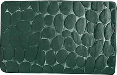 Produktbild von Badteppich MSV PEBBLES 50 x 80 cm darkgreen