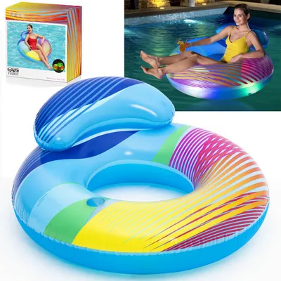 Image de Bestway Ile de bain avec lumière LED 104×45 cm