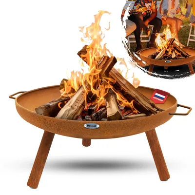 Obrázek produktu pro HEAT Firebowl Classic Ø 60 cm Nohy a rukojeť Rust