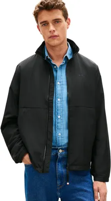 Productafbeelding van Tommy Hilfiger heren windjack, merkjas, waterafstotend, zwart