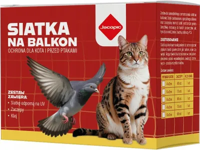 Produktbild von Ecopic Balkon Netz Set Katzenschutz Taubenschutz 6x2m