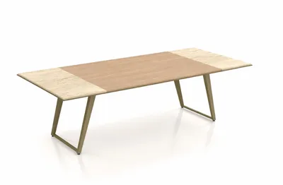Obrázek produktu pro Stůl, barva béžová, dřevo, moderní design, nábytek, jídelna, obývací pokoj, kancelář