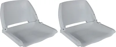 Image de Sièges de bateau lot de 2 Dossier pliable sans oreiller