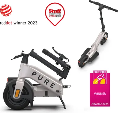 Zdjęcie produktu dla Pure Electric Advance Flex, 52 km, Litowo-jonowa (Li-Ion), 36 V, 9,5 Ah, 5,75 h, 100 - 240 V