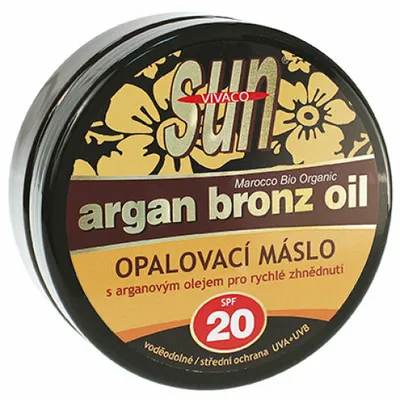 Produktbild von Vivaco SUN Bräunungsbutter mit Bio-Arganöl SPF 20 200ml