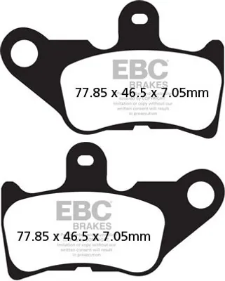 Immagine prodotto di Pastiglie freno scooter EBC SFA336 (cpl. per 1 disco)