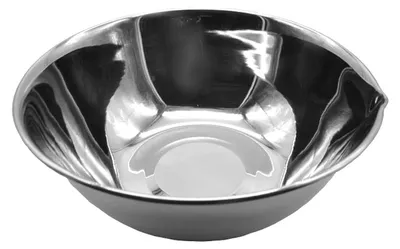 Produktbild von Edelstahl Schüssel 26cm Rührschüssel Salatschüssel Servierschüssel Schale Metall