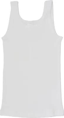 Produktbild von HERMKO 62800 Kinder Funktions-Tank Top schnelltrocknendes Unterhemd für Jungen und Mädchen, Farbe:weiß, Größe:128