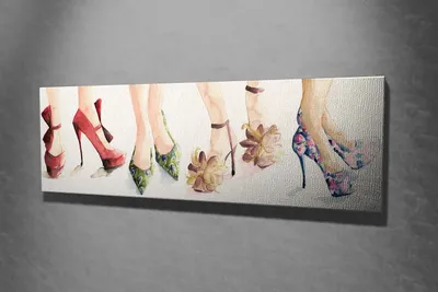 Produktbild von Wallity, PC154- VGA1123, Bunt, Leinwandbilder, 30 x 80 cm, 100% Leinwand