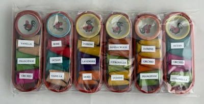Produktbild von 48 Räucherkegel (6 Set á 8 Kegel) Thailand Geschenkidee