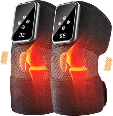Produktbild von Knie Massagegerät, Beheizte Schulterstütze, Ellbogen-Massagegerät mit Wärme & Vibration, Kniegelenk-Schmerzlinderung, Schwellungen, Steifheit