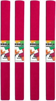 Produktbild von Krepppapier Burgunderrot, 2 Meter Rolle