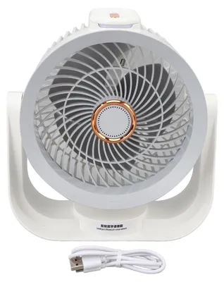 Produktbild von Tischventilator mit intelligenter Bluetooth-Sprachsteuerung, 360-Grad-Drehung, tragbarer Ventilator für die Luftzirkulation auf dem Schreibtisch