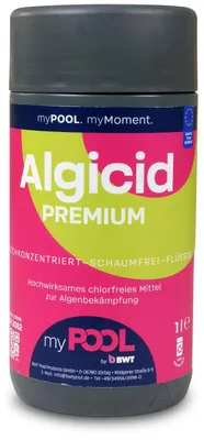 Produktbild von myPOOL Algicid Premium Hochkonzentrat schaumfrei | 1,0 l
