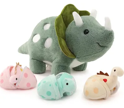 Produktbild von Dinosaurier Kuscheltier Plüsch Dinosaurier Stofftier - 45 cm - Grün