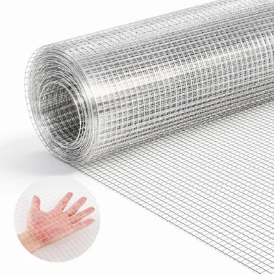Produktbild von Drahtgitter feinmaschig - Maschendrahtrolle 0,4 x 6 m - Maschenweite 6,3 x 6,3 mm - Drahtstärke 0,5 mm - Feuerverzinkt - Für Volieren, Kaninchen- und Hühnerställe
