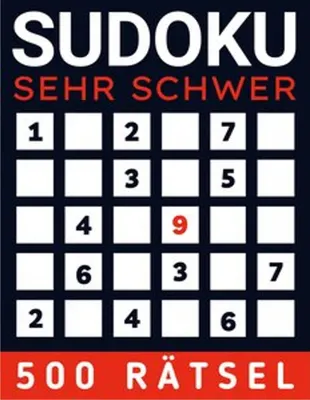 Produktbild von Sudoku Sehr Schwer
