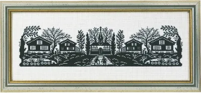 Image de Eva Rosenstand point de croix set "Schattenbild", motif à compter, 20x50cm