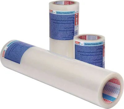 Produktbild von 18 Rollen tesa 4848 Oberflächenschutzfolie, 100 m x 125 mm, transparent