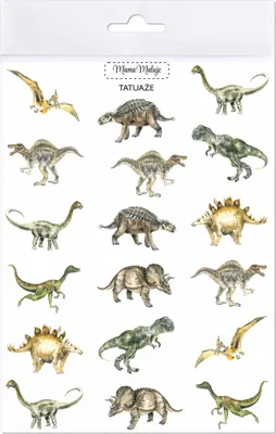 Produktbild von Abwaschbare Dinosaurier-Tattoos