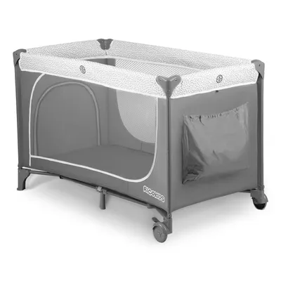 Obrázok produktu pre Ricokids RK-241 Cestovní postýlka + matrace + taška 125×65×78 cm, šedá