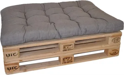 Obrázek produktu pro Sedák na paletu 120x80 šedý melír