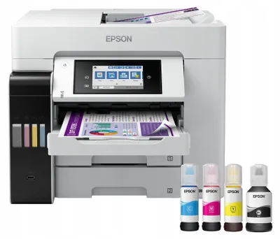 Zdjęcie produktu dla Epson EcoTank L6580, Atramentowa, Drukowanie w kolorze, 4800 x 22400 DPI, A4, Bezpośrednie drukowanie, Czarny, Biały