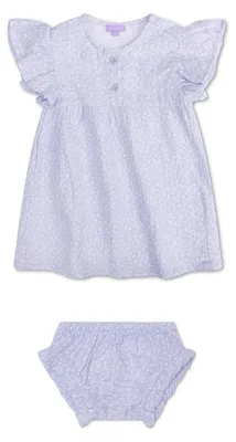 Produktbild von Swim Essentials Strandkleid für Mädchen – Musselin – Lila – Leopardenmuster