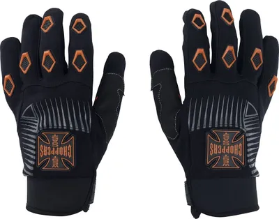 Image de WCC West Coast Choppers Handschuhe Por Vida Black/Orange-S