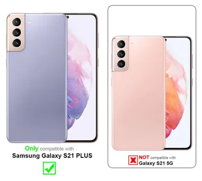 Zdjęcie produktu dla Etui Cadorabo do Samsung Galaxy S21 PLUS w kolorze czerwonym, silikonowe etui TPU na telefon komórkowy