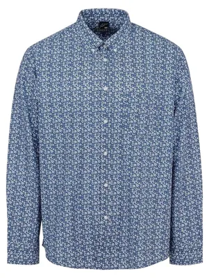 Produktbild von Fabric - Hemd für Herren, Popelin, Langärmlig GT49218 (S) (Floral)