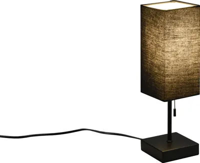 Produktbild von Reality Leuchten Tischleuchte Ole schwarz 35 x 10 cm