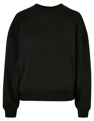 Immagine prodotto di Build Your Brand - Felpa da donna, scollo rotondo, oversize TN2919 (3XL) (Nero)