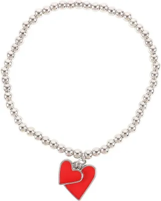 Productafbeelding van Something Different - Herz - Armbandhanger "All You Need Is Love" - Metaal, emaille SD6748 (one size) (rood)