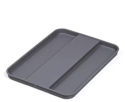 Produktbild von Deckel für 12L, 15L,17L, 26L oder 32L eins2vier Abfallsammelsystem Papierkorb Komposteimer Recycling-Mülleimer alugrau
