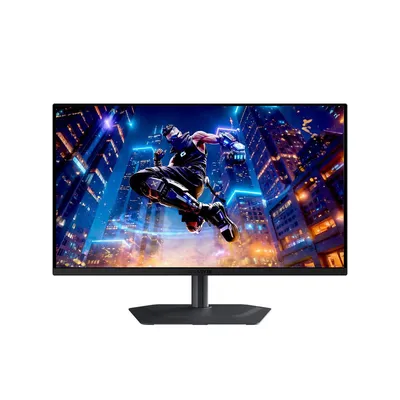 Produktbild von Gigabyte MO27Q3 Gaming Monitor Flat, 67,8 cm (27"), 2.560 x 1.440 QHD, 1ms, neig-, schwenk-, höhenverstellbar, Pivot, HDMI, DP, USB, Speaker