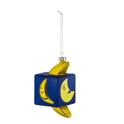 Obrázek produktu pro Vánoční koule Alessi Le Palle Quadrate - Moon - GJ02/8 - Marcello Jori