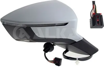 Produktbild von ALKAR 6153094 Außenspiegel Seitenspiegel Links für SEAT Ateca (KH7) Beheizt Konvex Grundiert Elektrisch