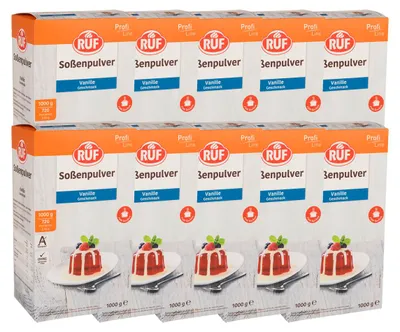 Zdjęcie produktu dla RUF sos w proszku o smaku waniliowym do gotowania 1000g opakowanie 10 sztuk