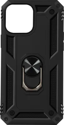 Produktbild von Avizar, Hybrid Handyhülle mit Ring Halterung für Apple iPhone 13 Pro Max, Schwarz