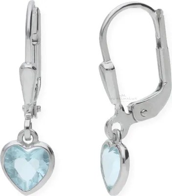 Produktbild von JuwelmaLux Herz Ohrhänger für Mädchen 925 Silber JL10-06-1158