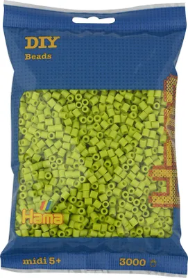 Produktbild von 3000 Hama Midi Bügelperlen - Lime