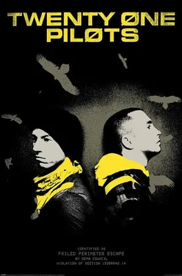 Obrázek produktu pro Twenty One Pilots – Trench Vultures – 61 x 92 cm – plakát
