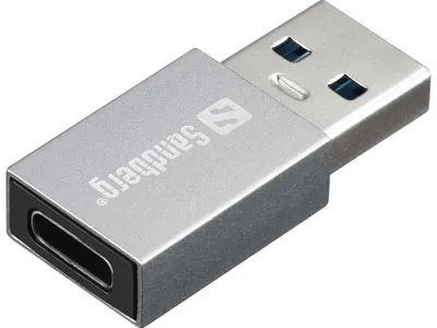 Produktbild von Sandberg 136-46, USB-A, USB-C, Aluminium